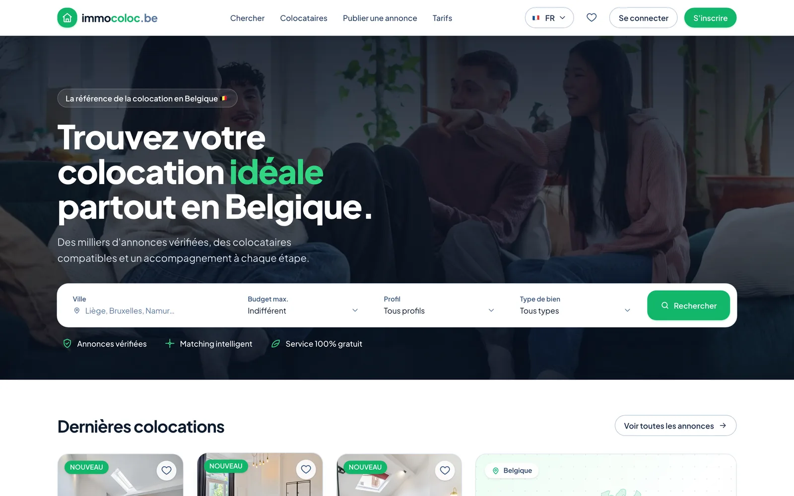 Capture du site Immocoloc